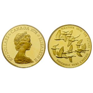 カナダ100ドル金貨