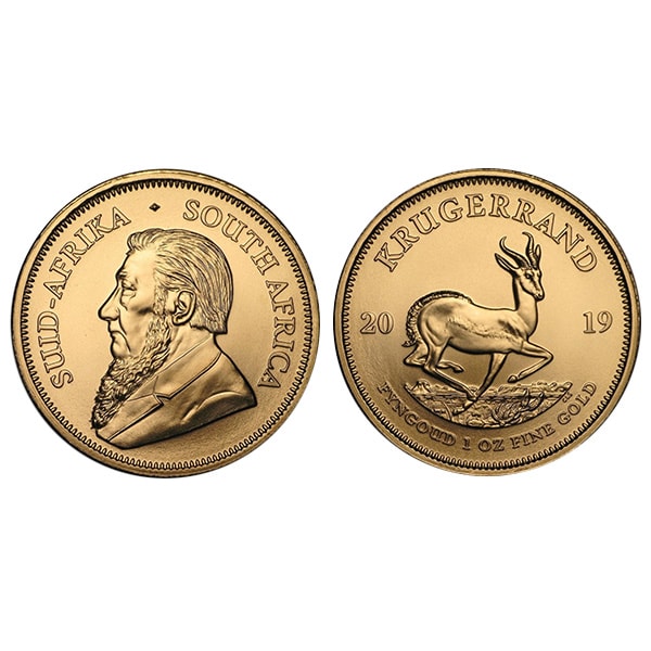 クルーガーランド金貨 １／４オンス純金貨 貯蓄型金貨 - 貨幣