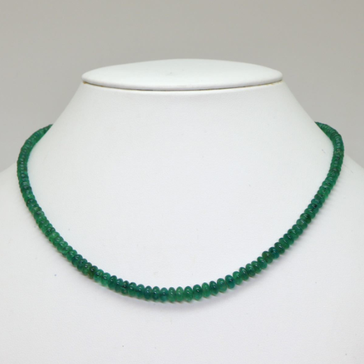 エメラルドネックレスK18WGの買取実績｜色石BANK 