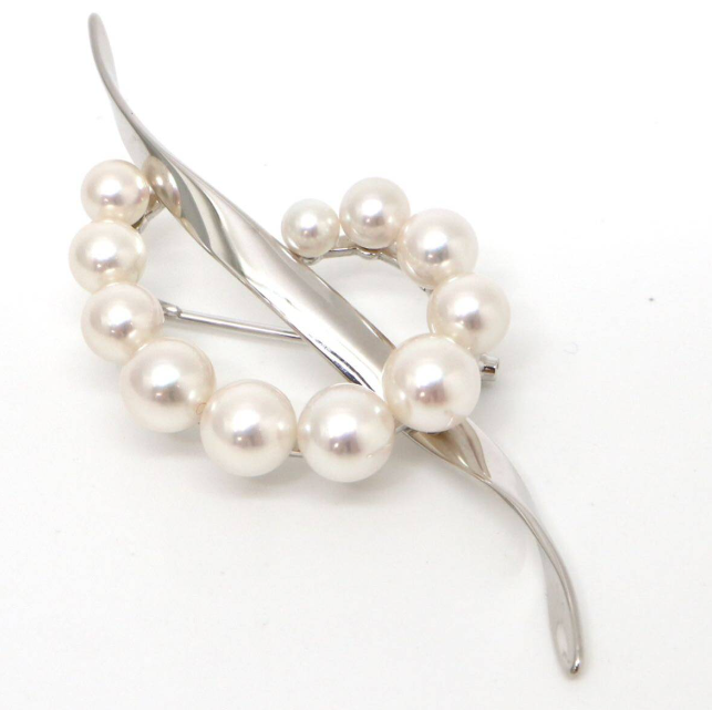 アコヤ本真珠ブローチ8.2gの買取実績｜色石BANK 