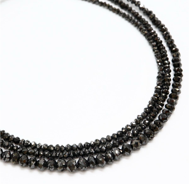 天然 ブラックダイヤモンド ネックレス レディース 天然石 4月 誕生石 お守り 誕生日プレゼント 女性 ブランド