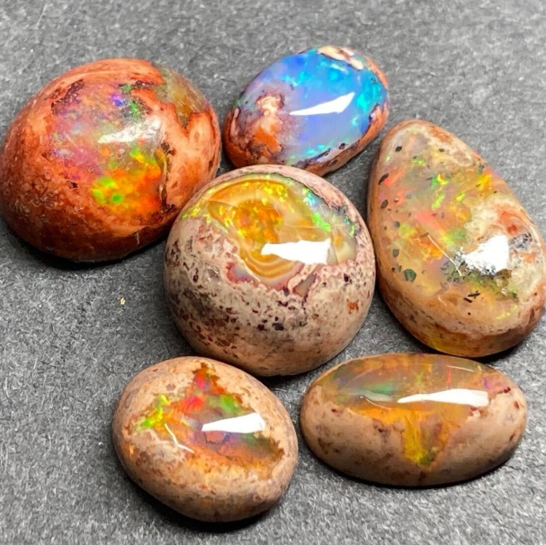 ［天然カンテラオパールおまとめ 50ct］ルース 裸石 opal 宝石 ジュエリー jewerly 天然カンテラオパール10点おまとめ］50ct ルース 裸石 宝石 ジュエリー