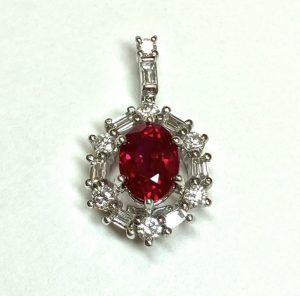 ルビー　1.18ct　ペンダントトップ