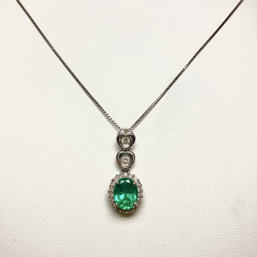 エメラルド　1.62ct　ネックレス