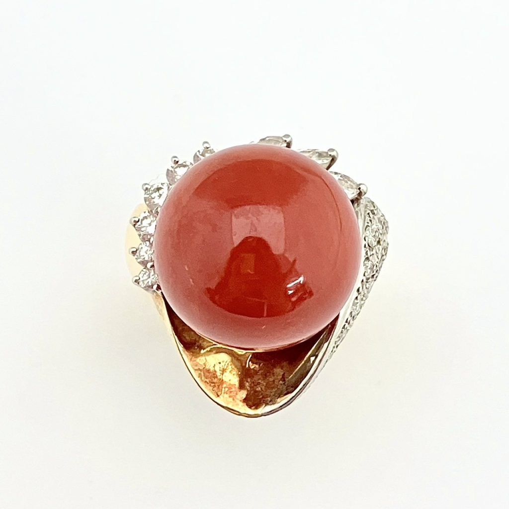 サンゴ　35ct　リング