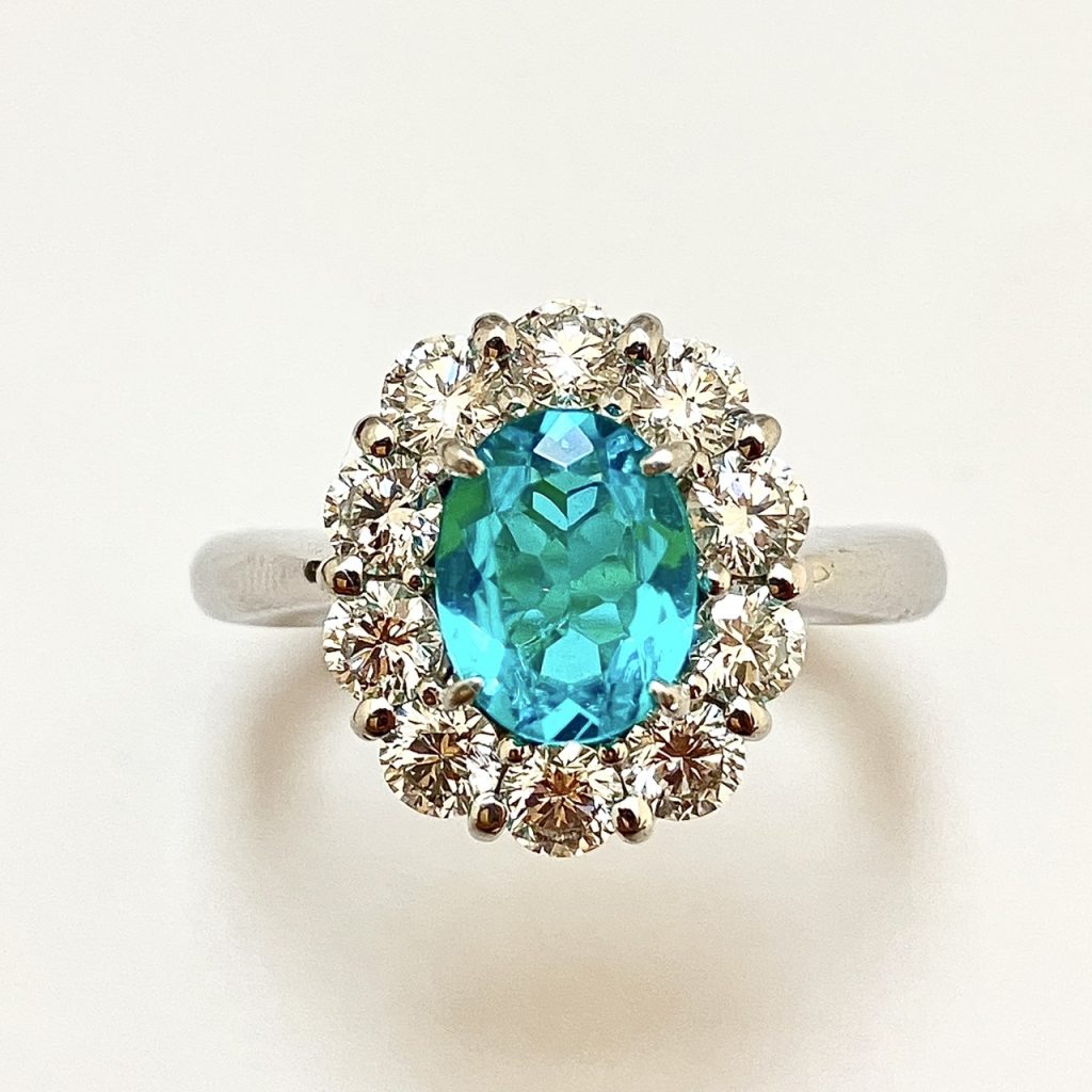 パライバトルマリン　1.01ct　リング
