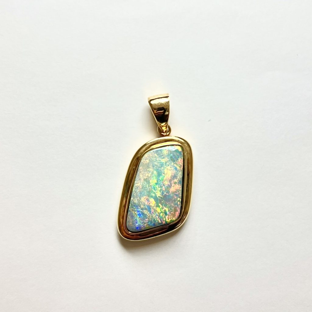 ボルダーオパール　6.51ct　ネックレストップ