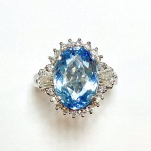 アクアマリン　4.7ct　リング