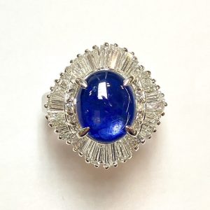 サファイア　3.67ct　リング