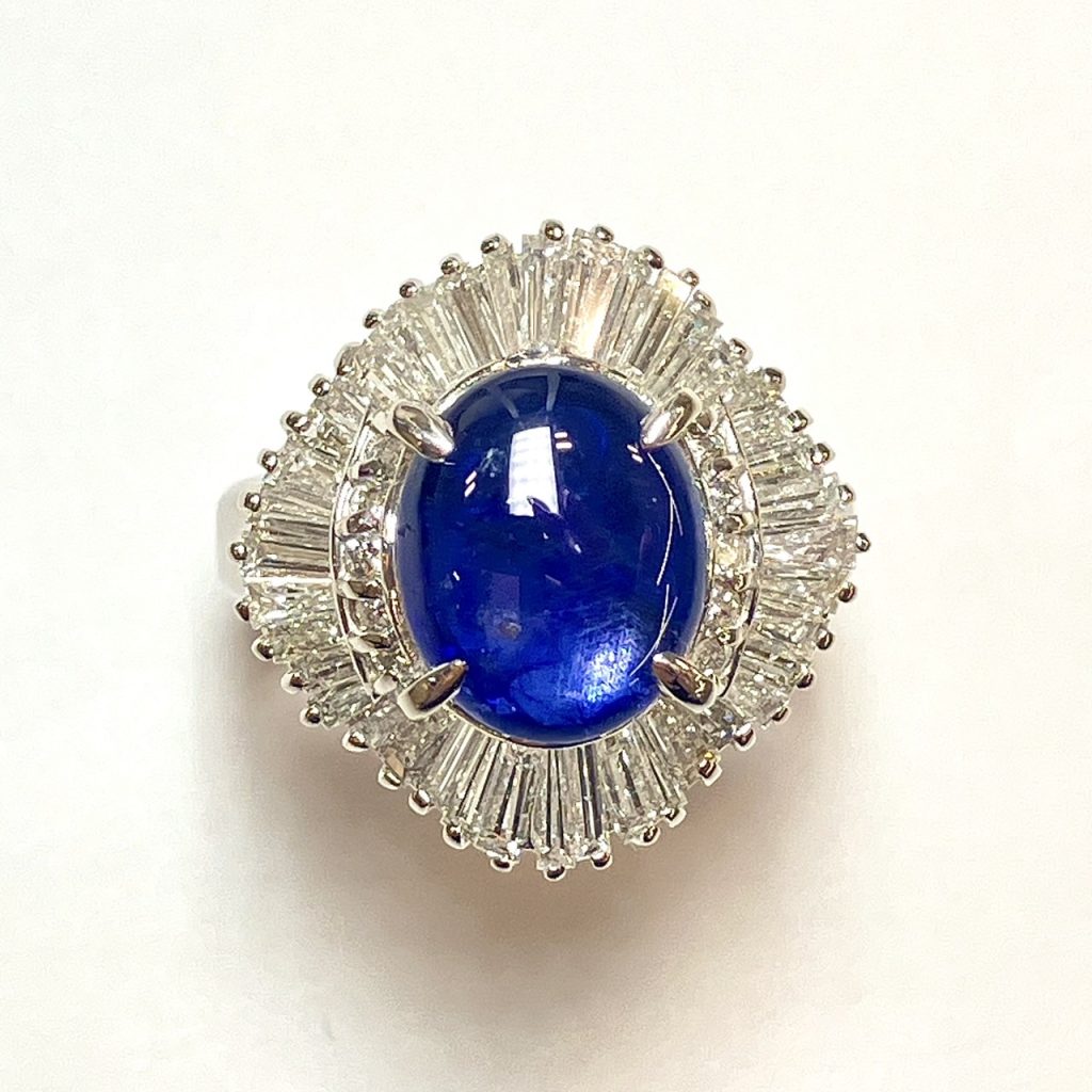 サファイア　3.67ct　リング
