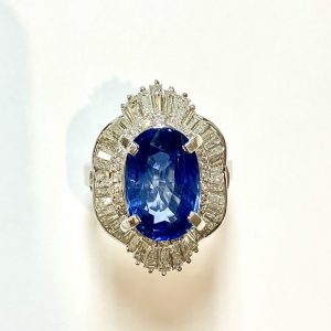 サファイア　6.02ct　リング