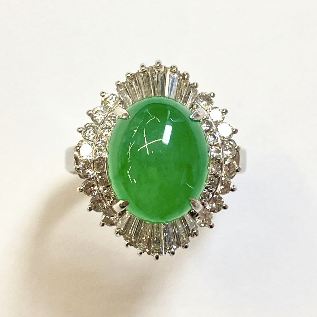 ヒスイ　5.744ct　リング