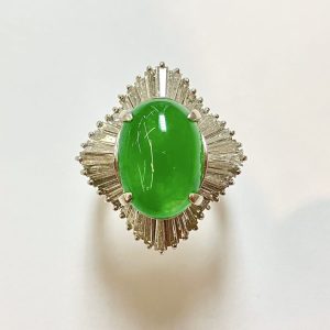 ヒスイ　3.5ct　リング