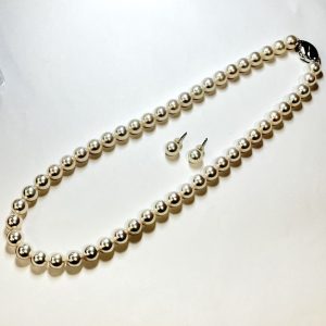 パール　ネックレスイヤリングセット