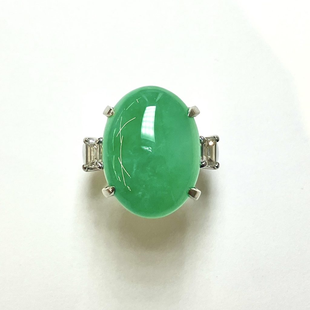 ヒスイ 17.21ct　リング