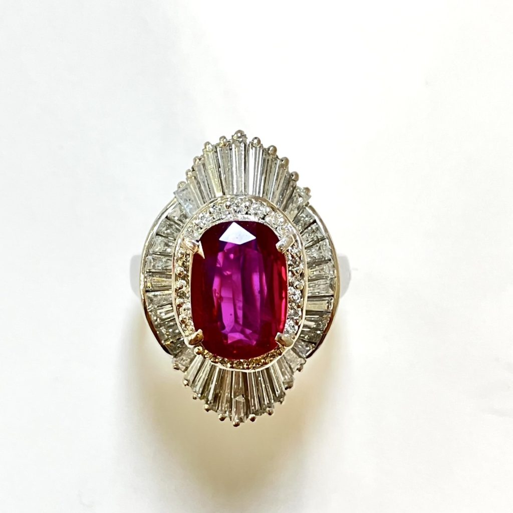 ルビー　3.03ct　リング