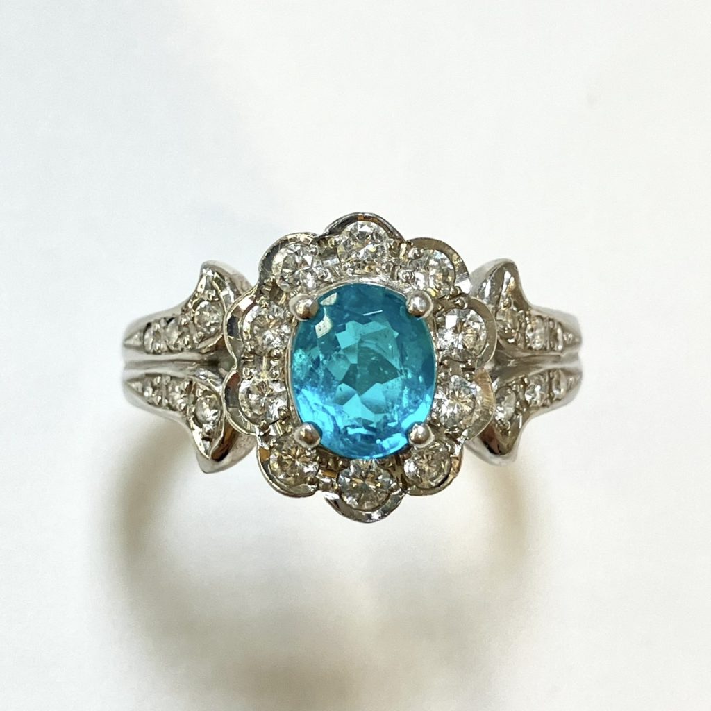 パライバトルマリン　0.868ct　リング