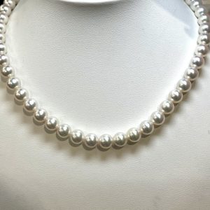 パールネックレス　花珠真珠