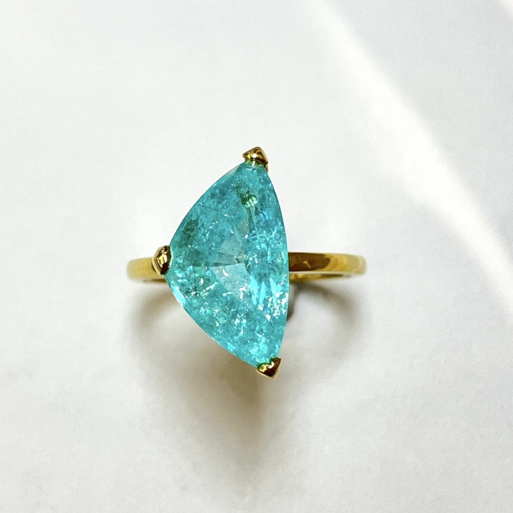 パライバトルマリン　5.42ct　リング
