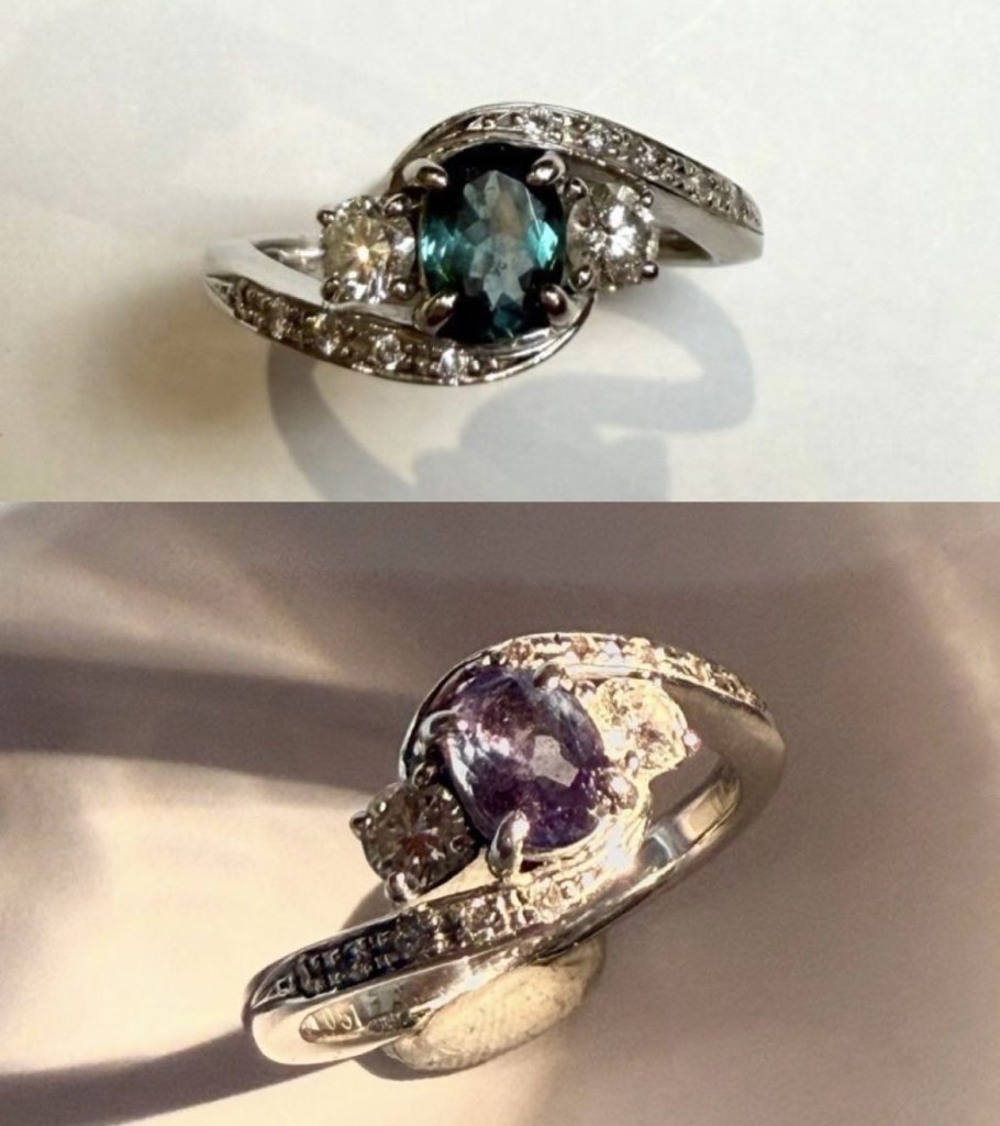 アレキサンドライト　0.54ct　リング