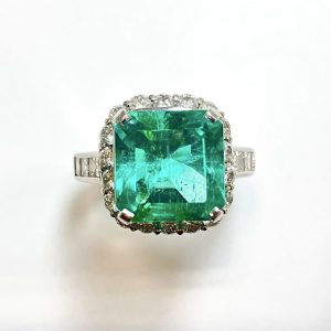 エメラルド　5.45ct　リング