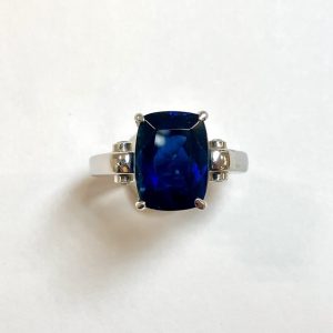 インディゴトルマリン　3.37ct　リング