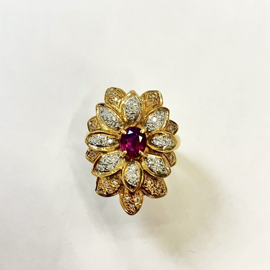 ルビー　0.75ct　リング