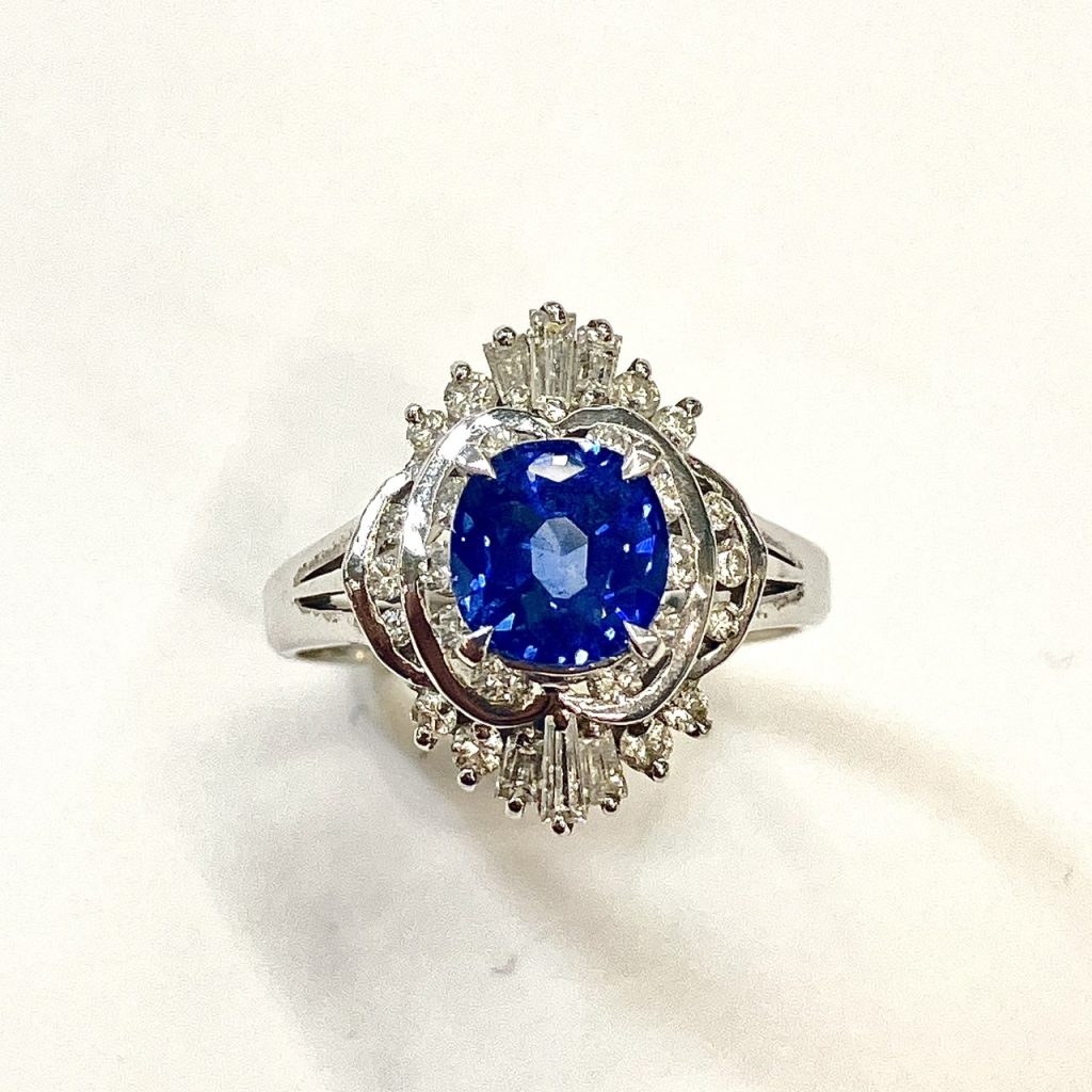 サファイア　1.84ct　リング