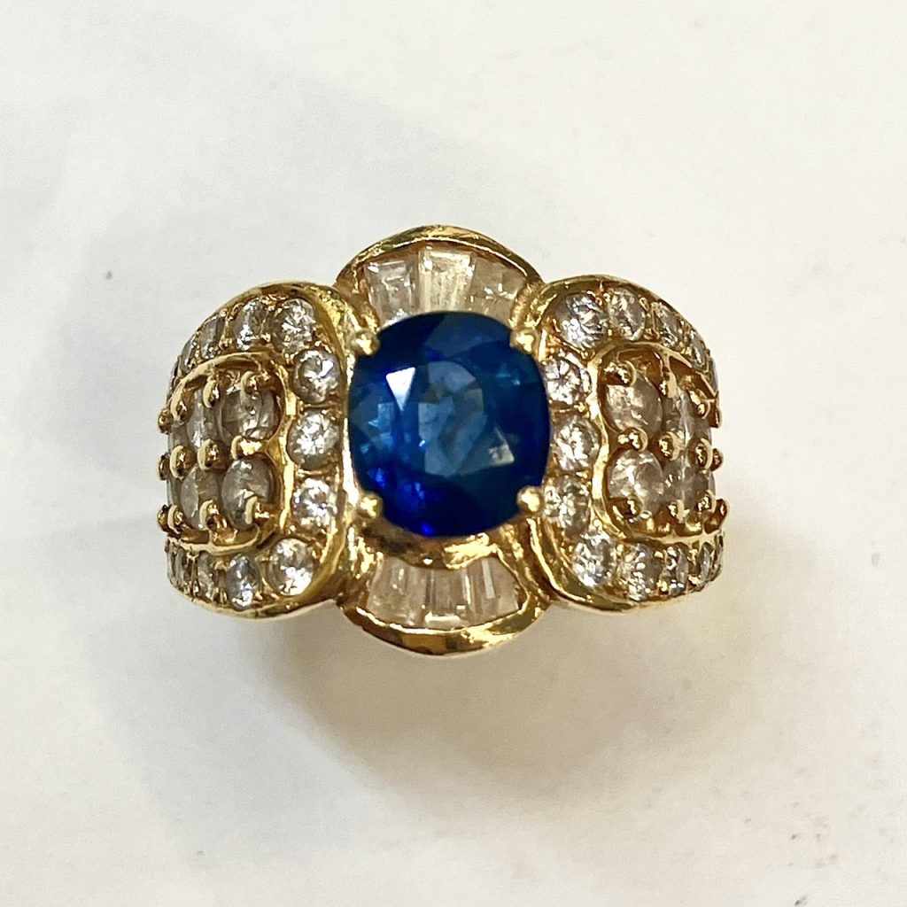 サファイア　1.95ct　リング