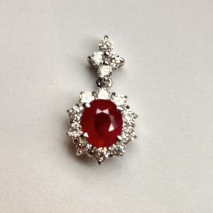 ルビー　1.17ct　ネックレストップ
