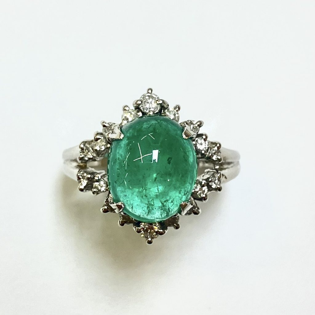エメラルド　3.64ct　リング