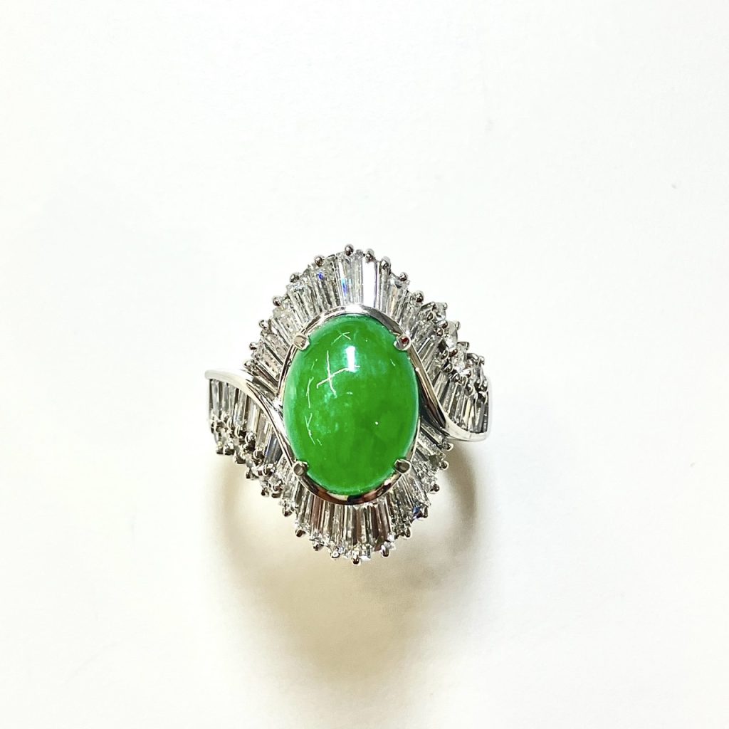 ヒスイ　3.025ct　リング