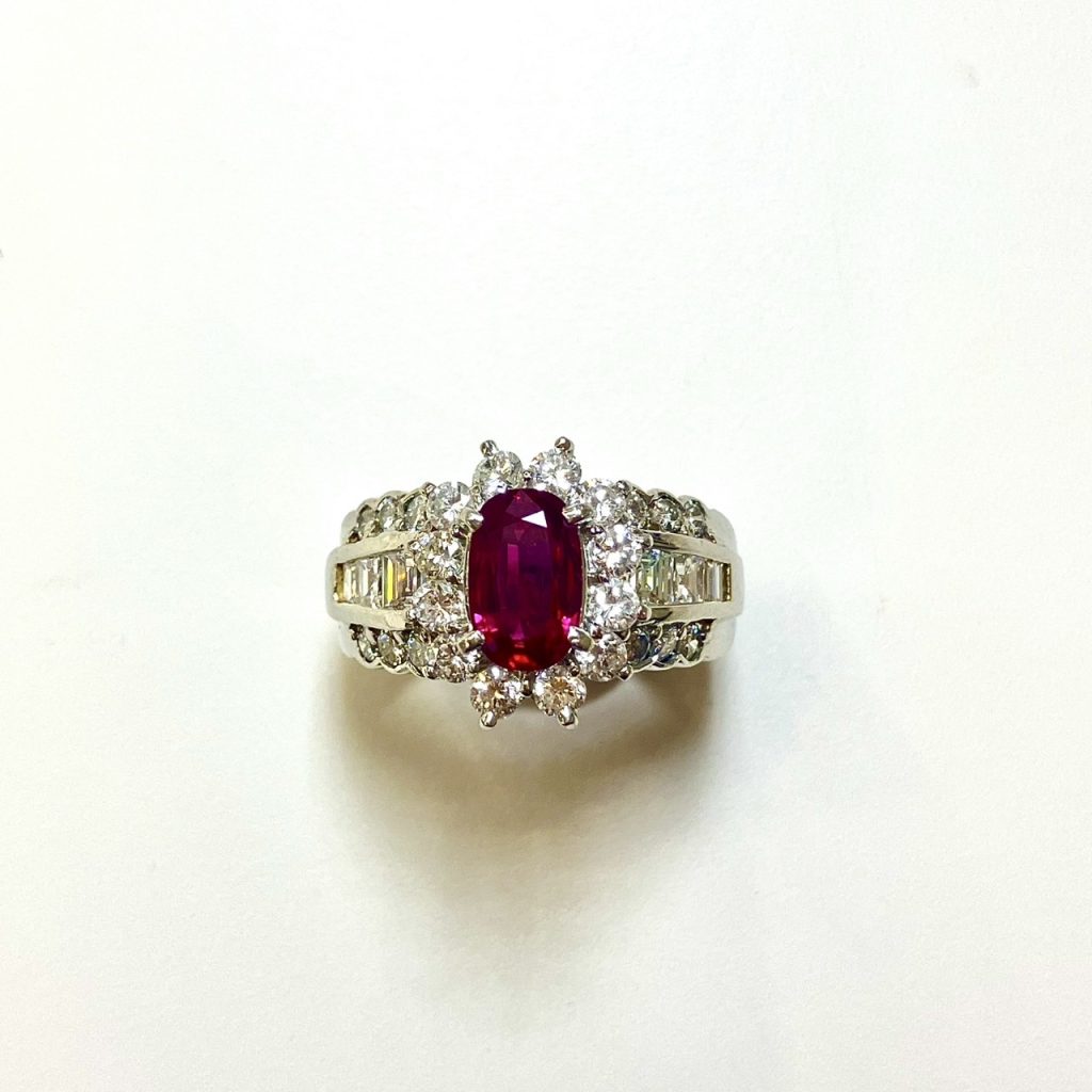ルビー　1.342ct　リング