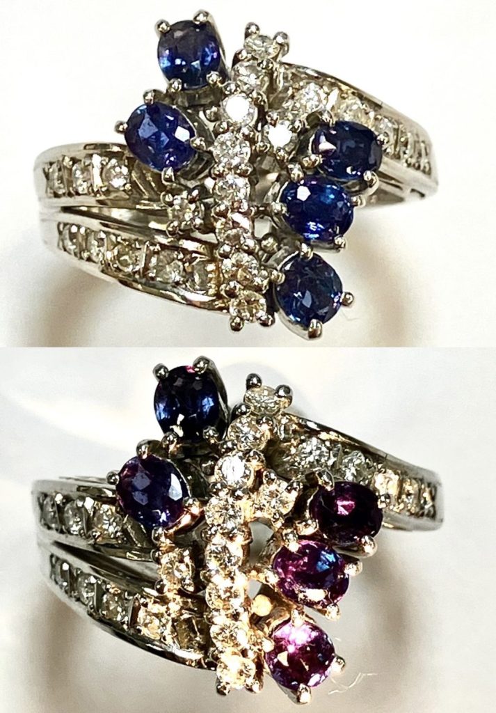 アレキサンドライト 0.8ct リング