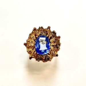 サファイア　4.98ct　リング