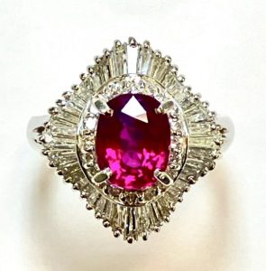 ルビー　2.03ct　リング