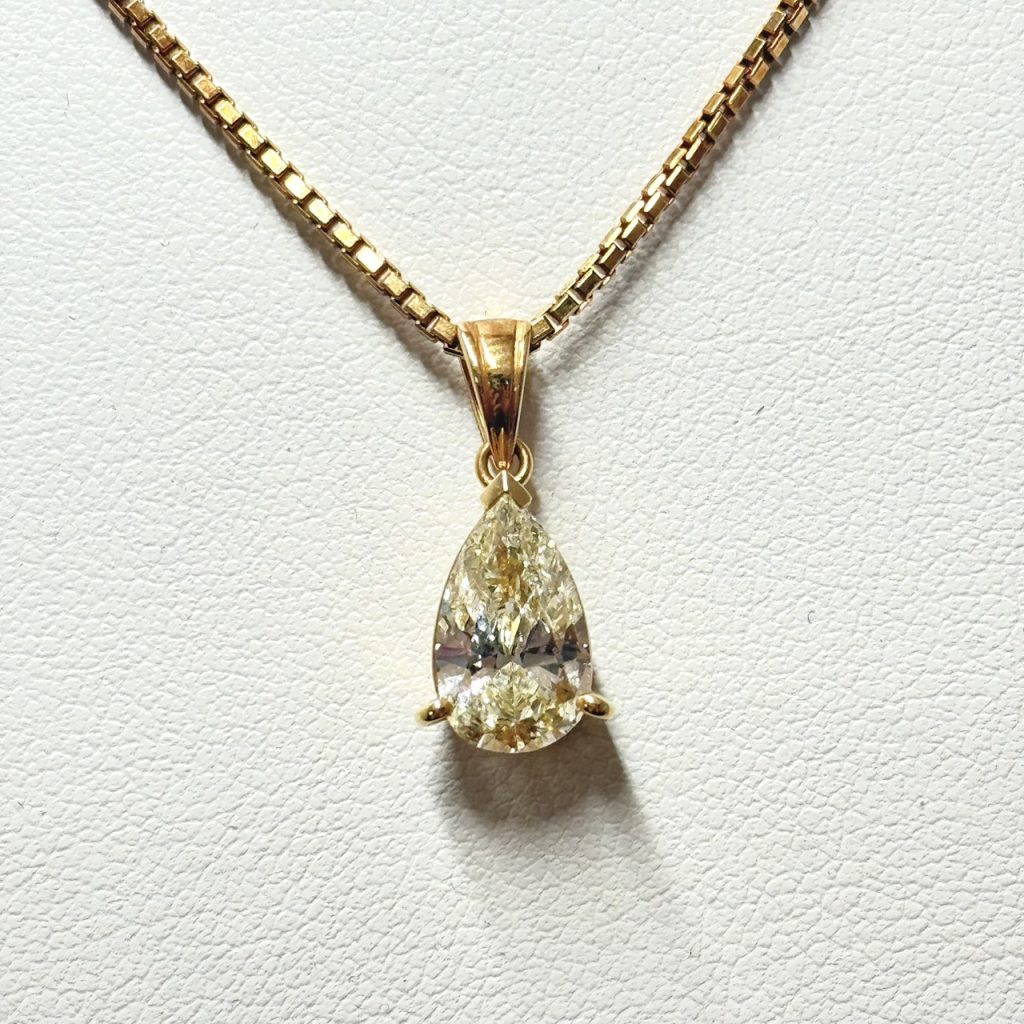 ダイヤモンド　1.62ct　ネックレス