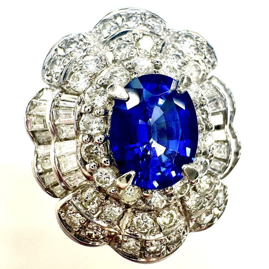 サファイア　2.05ct　リング