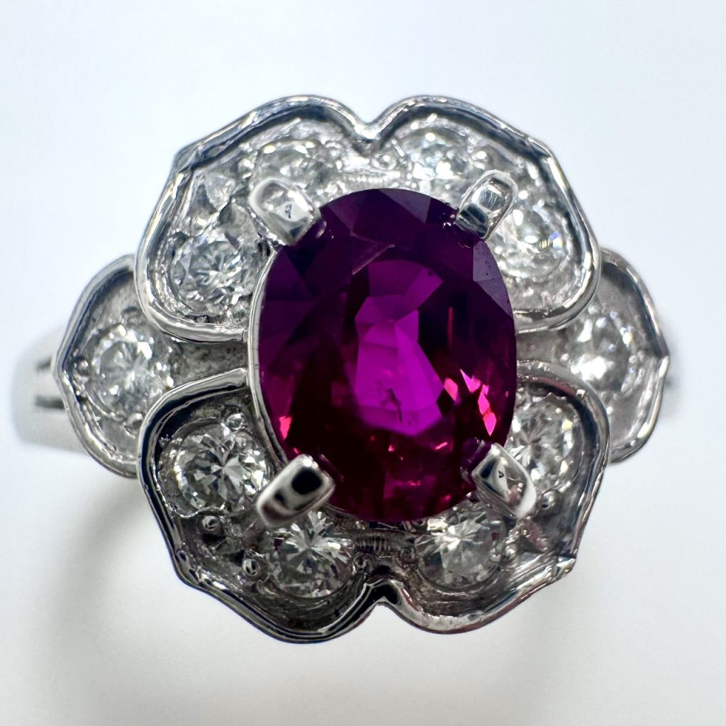 ルビー　0.66ct　リング