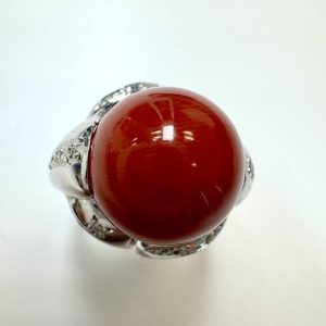 サンゴ　16.5ct　リング