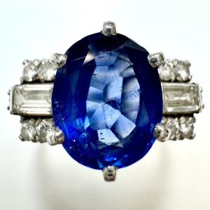 サファイア　2.97ct　リング