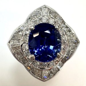 サファイア　3.97ct　リング
