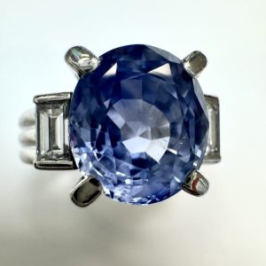 サファイア　6.32ct　リング