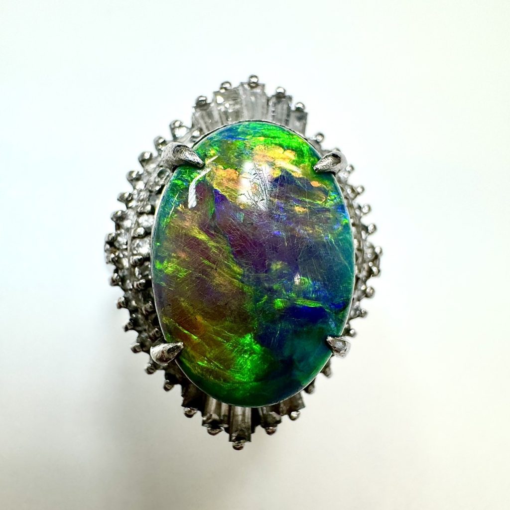 ブラックオパール　2.63ct　リング