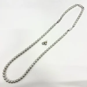 パール　ネックレスイヤリングセット