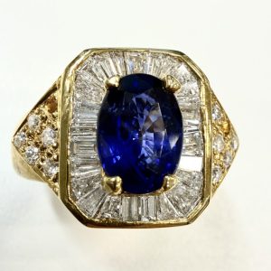 サファイア　1.61ct　リング
