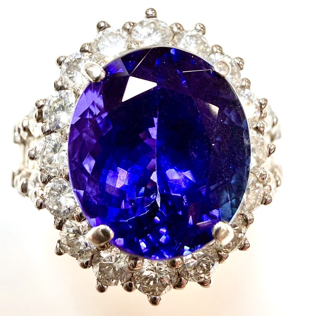タンザナイト　6.67ct　リング