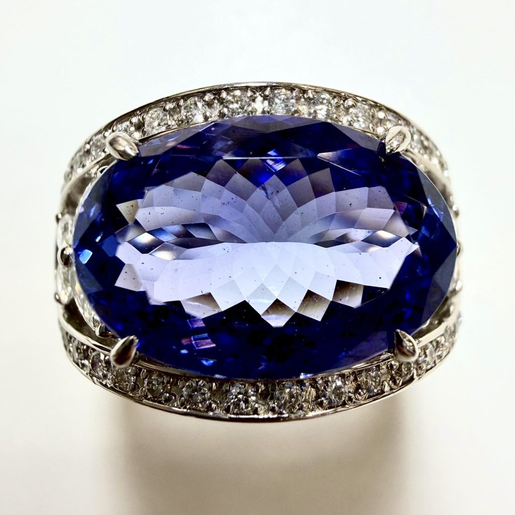 タンザナイト　6.72ct　リング