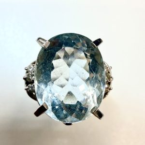 アクアマリン　5.78ct　リング
