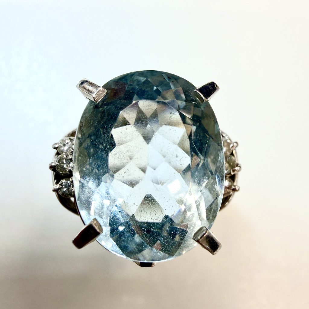 アクアマリン　5.78ct　リング